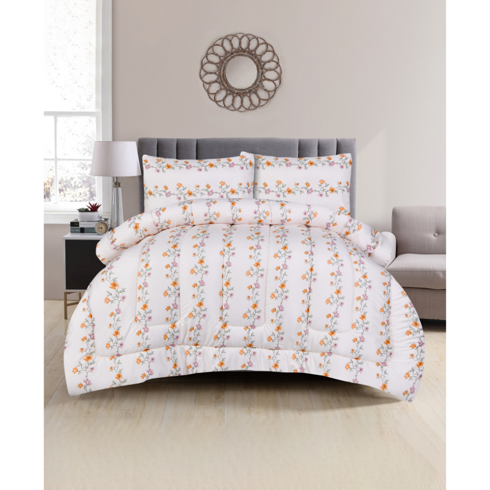 ICF Fleur Line Queen Size Comforter Set