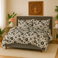 ICF Noir Flore King Size Comforter Set