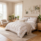 ICF Fleur Line Queen Size Comforter Set