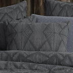 Platinum Kenya Charcoal Quilt Cover Set