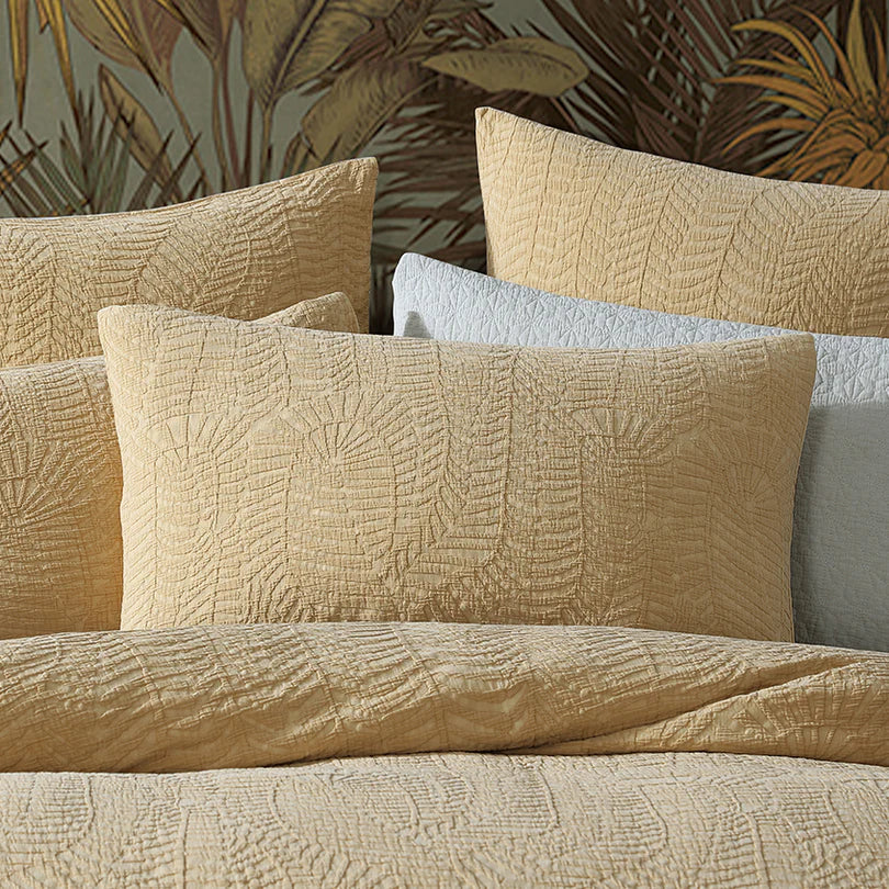 Platinum Navajo Mustard Quilt Cover Set