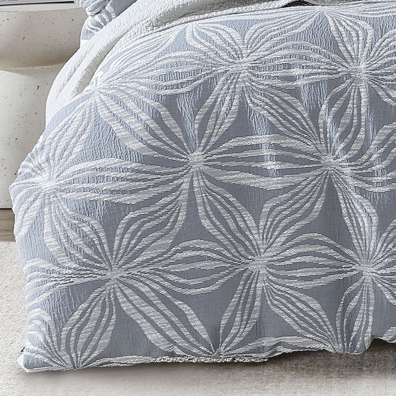 Platinum Skylar Slate Quilt Cover Set
