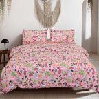 Quilt Cover - Peach Floral