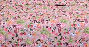 Quilt Cover - Peach Floral