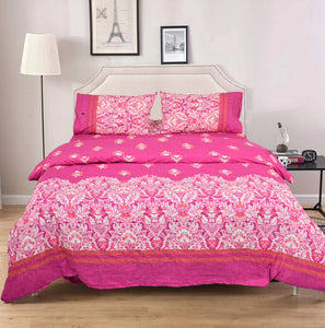 Quilt Cover - Pink floral