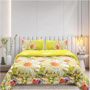 Comforter Set - Yellow Floral